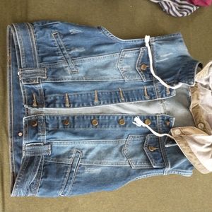 Vest with hood